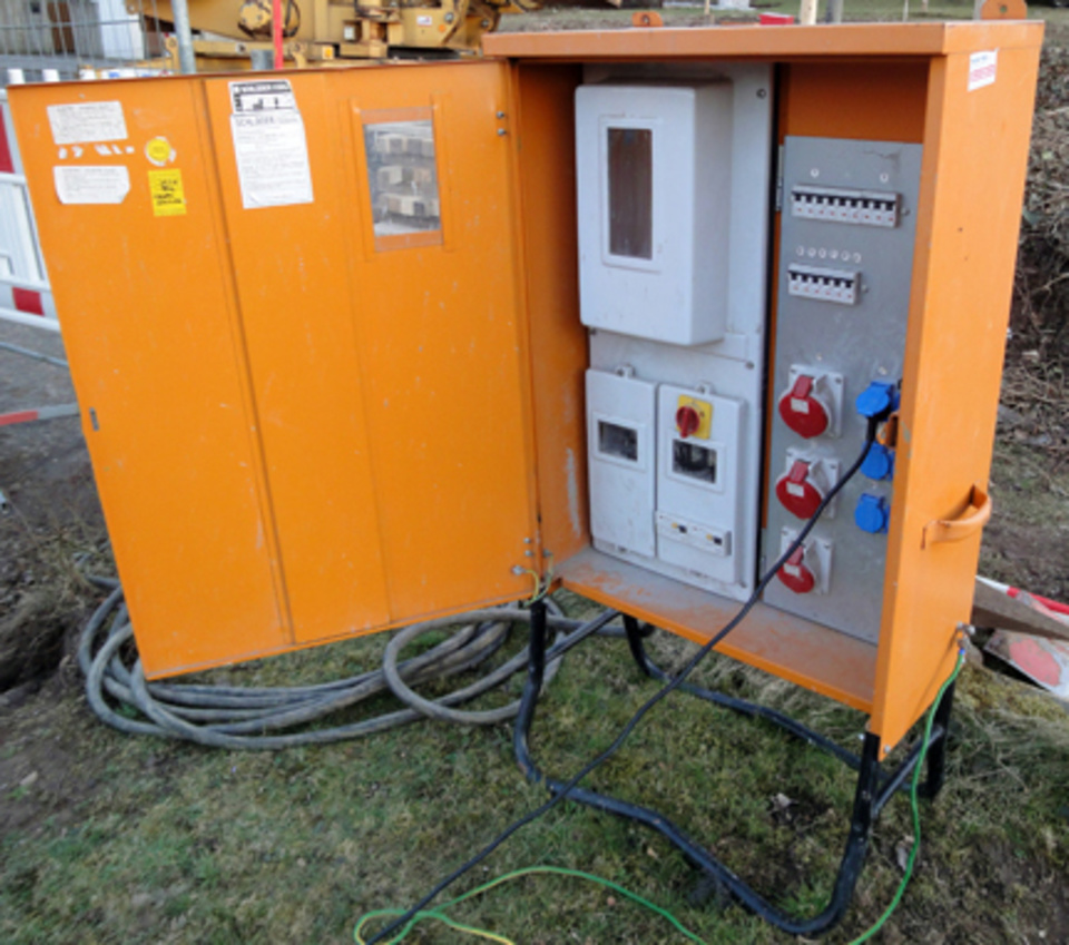 Baustromkasten bei Elektro Voigt GmbH in Großbreitenbach OT Altenfeld