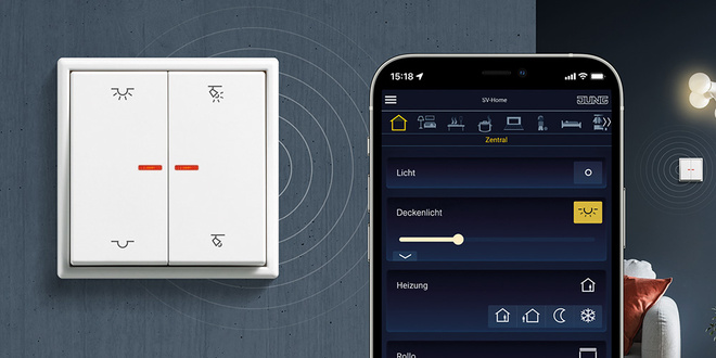 KNX RF Taster bei Elektro Voigt GmbH in Großbreitenbach OT Altenfeld